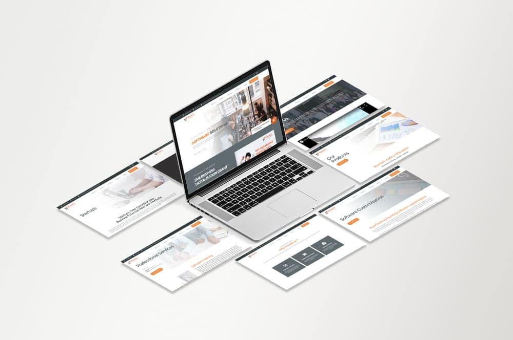 iDynamics website design dekstop view by kokcreative