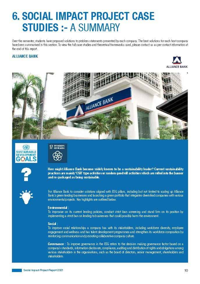 Monash University Social Impact Project Report designed by KokCreative